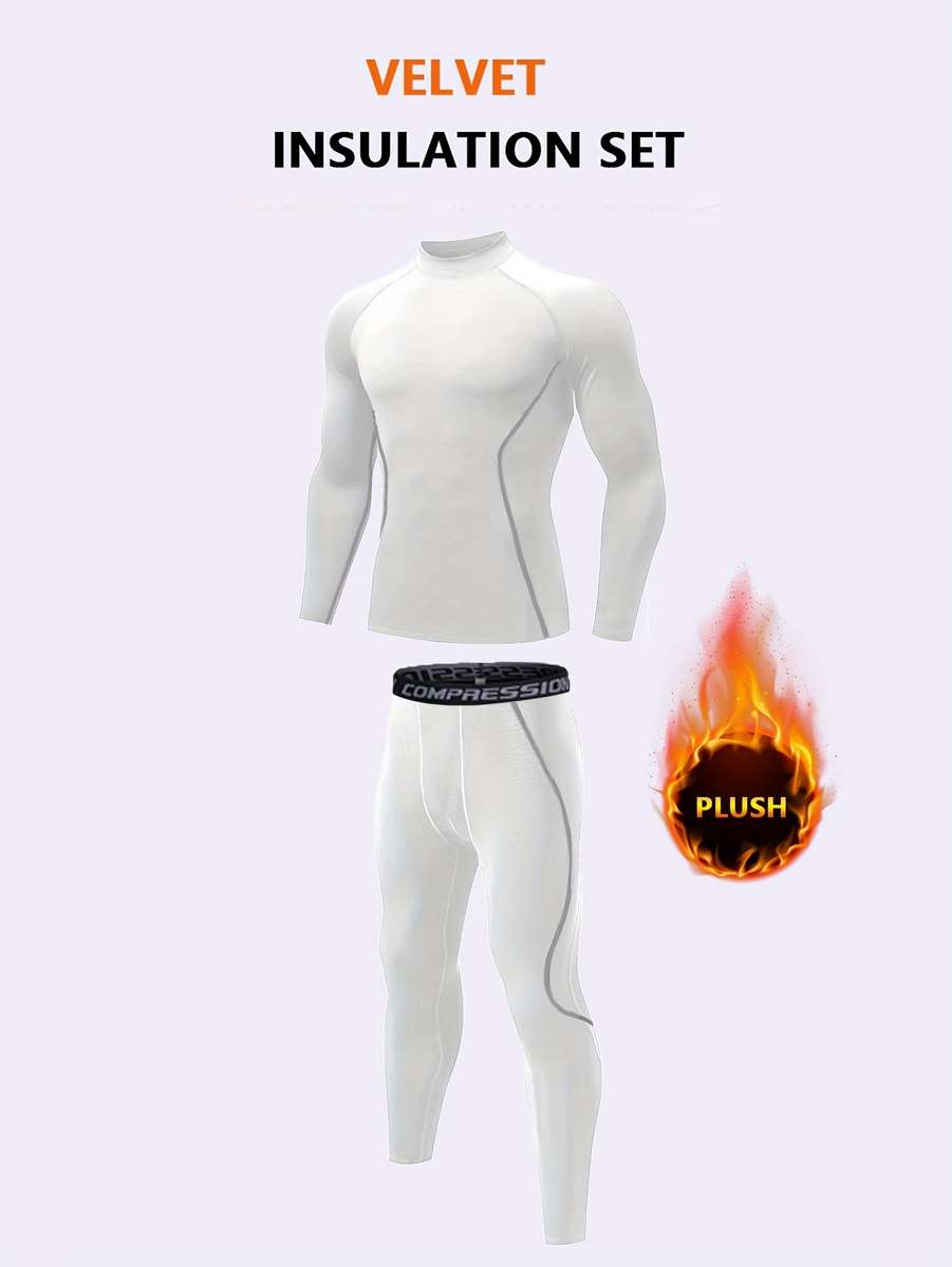 Thermal Underwear Color Black Sizexxl