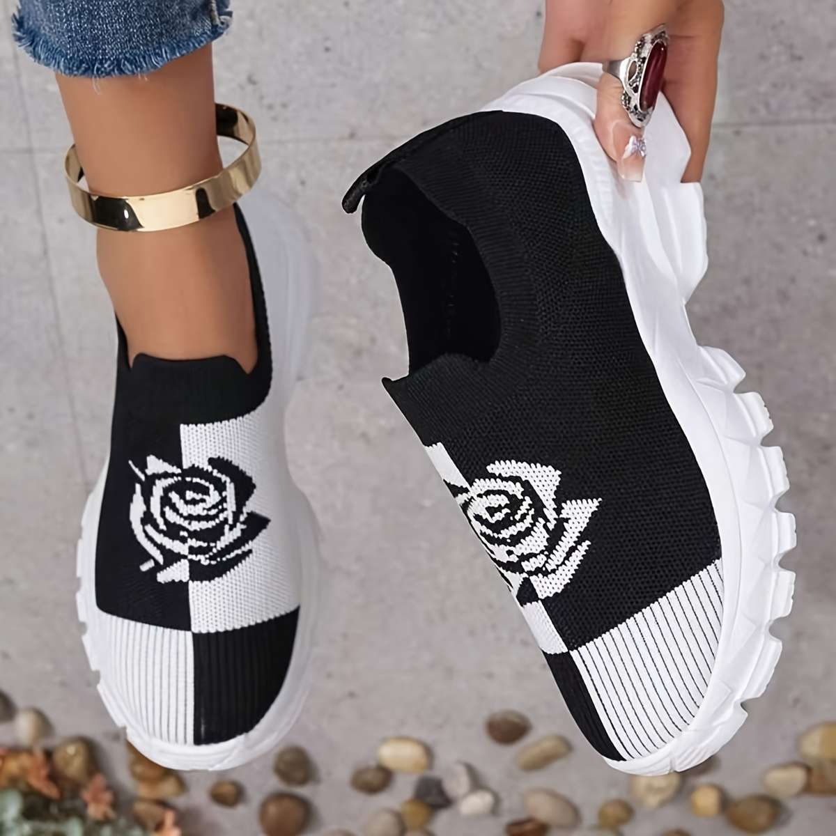Women S Sneakers Color White Sizeuk 5.5