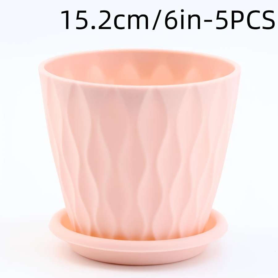 Flowerpot Color Pink Quantity15.24Cm 5Pcs
