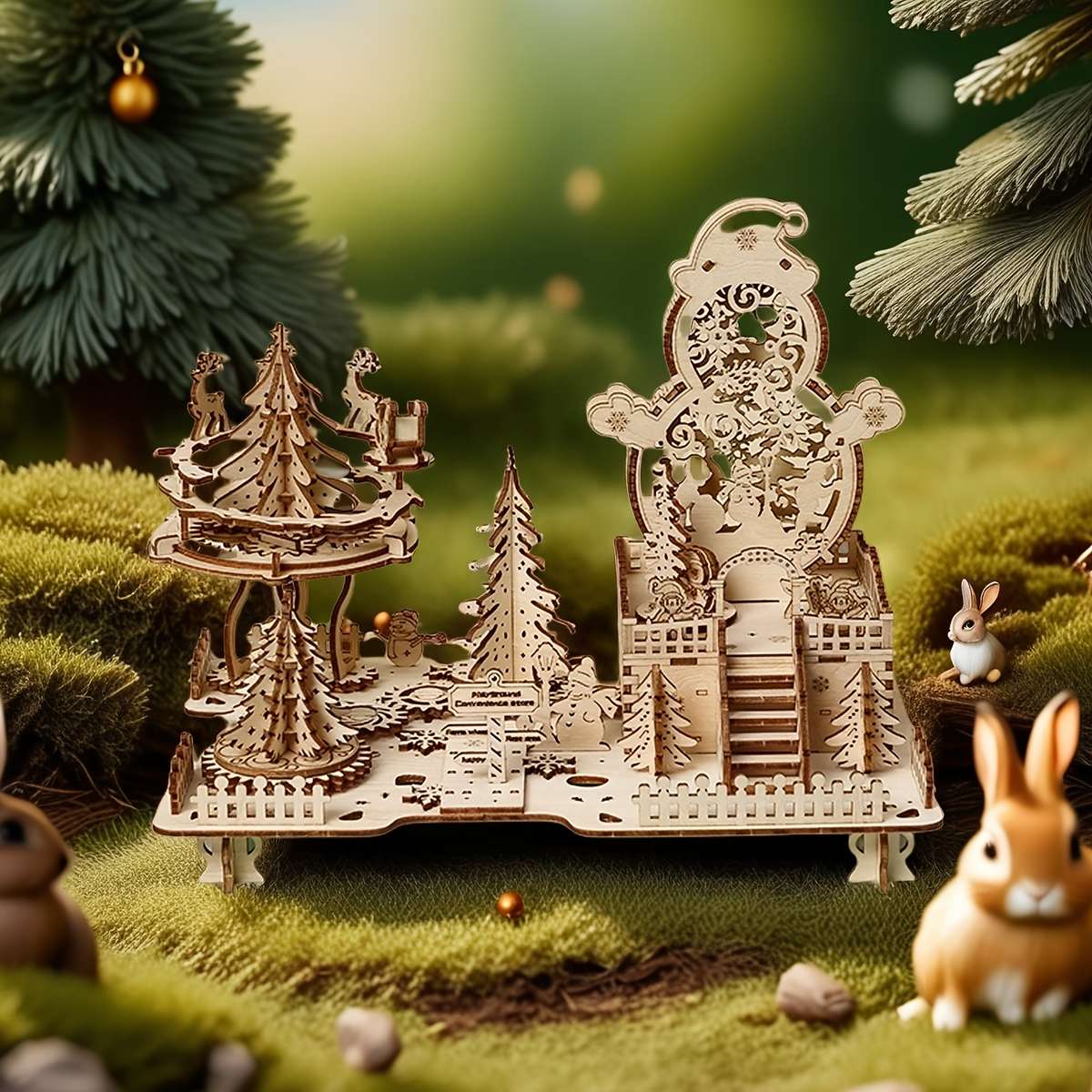 3D Puzzle Christmas Playground Unique 3D