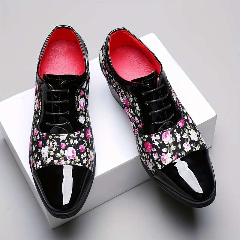 Mens Leather Shoes Color Red Sizeuk 10