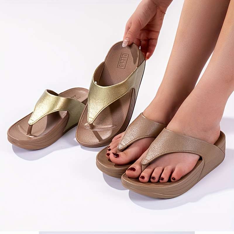 Ladies Summer Flip Flops Leopard Print Uk 7