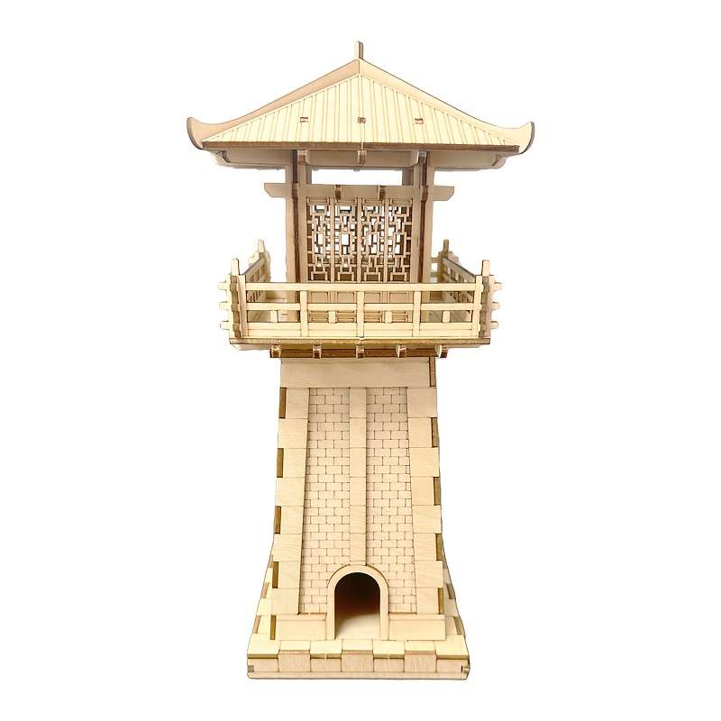 3D Building Model Puzzle Set Model Pavilion Puzzle Model