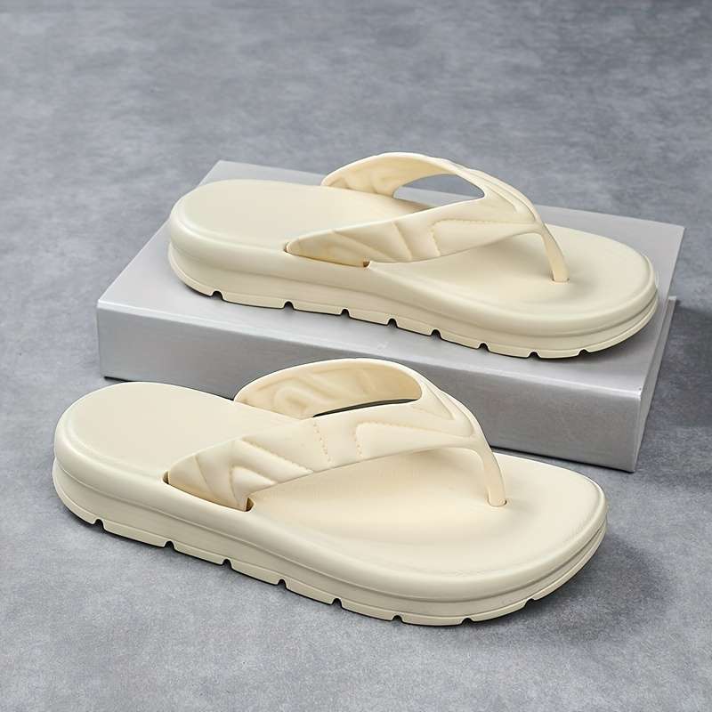 Ladies Summer Flip Flops Khaki Uk 8 Big Kid