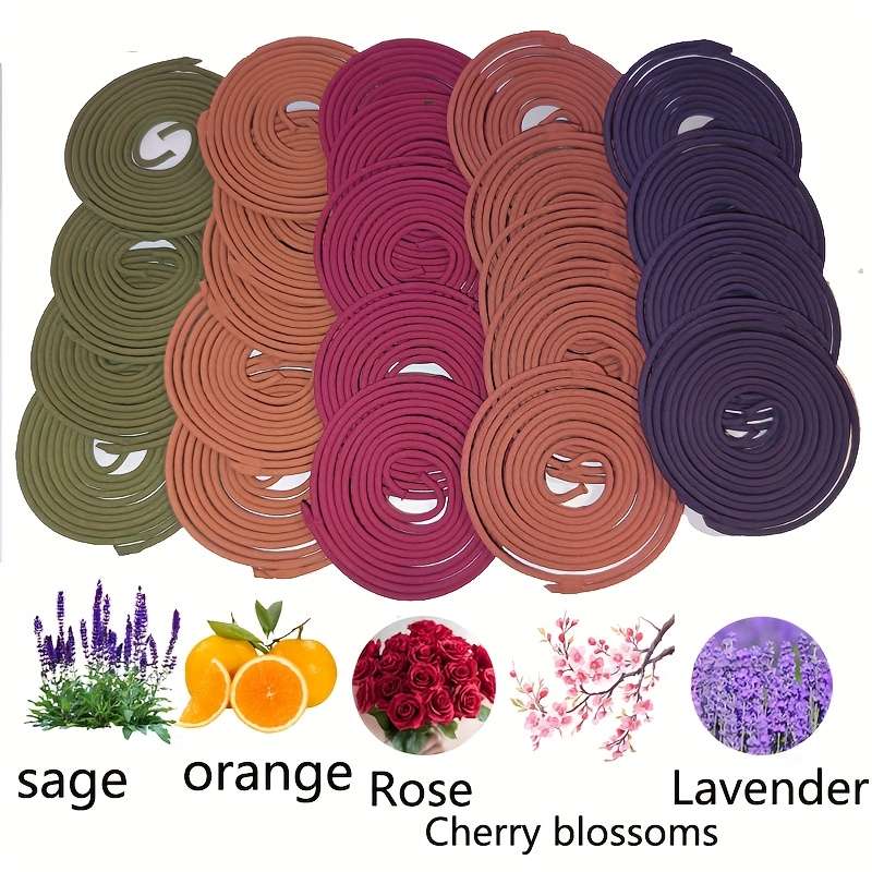 Incense Style 48Pcs Mixed 5 Flavors