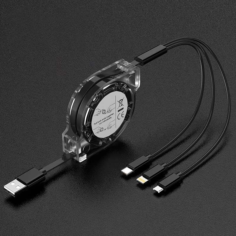 Charging Cable Color Black  Quantity