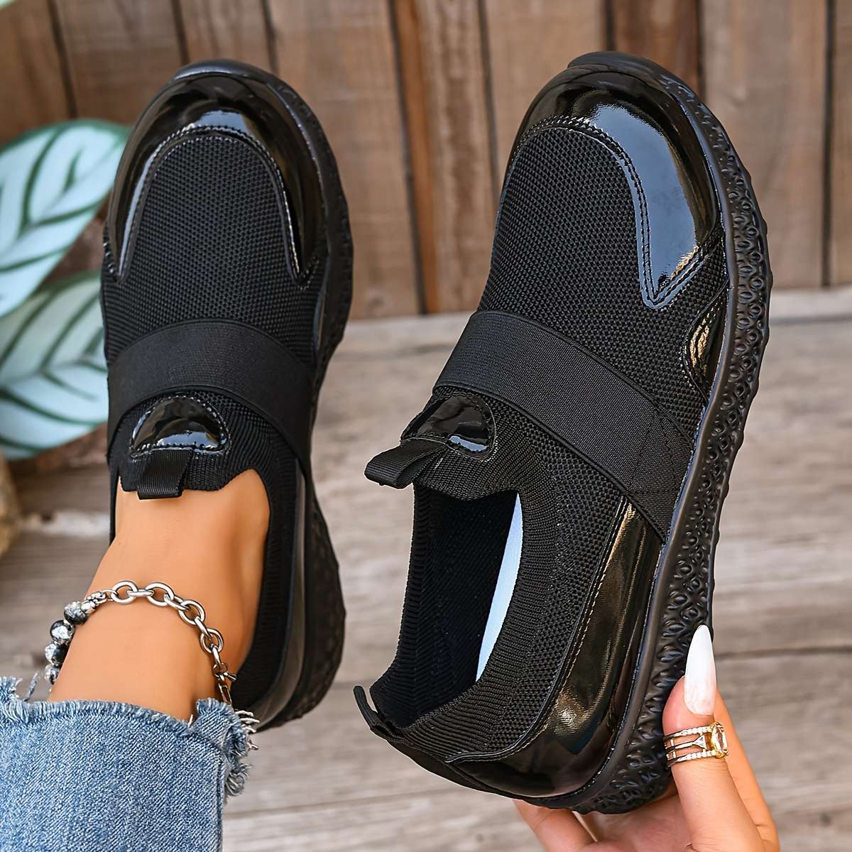 Women S Sneakers Color Black Sizeuk 9