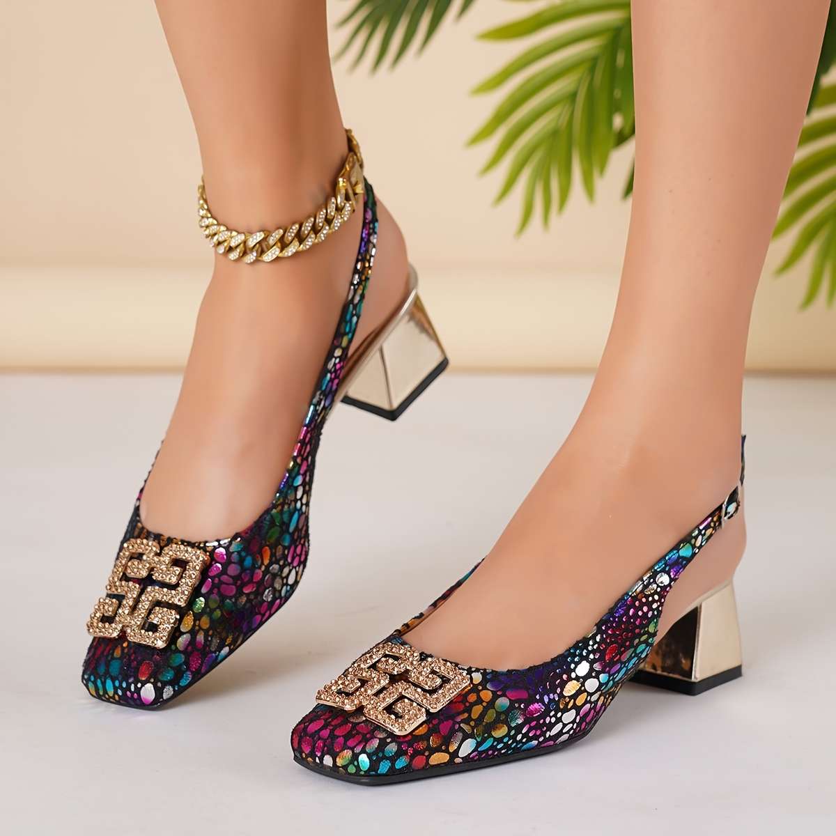 Women S High Heels Color Multicolor Sizeuk 6.5