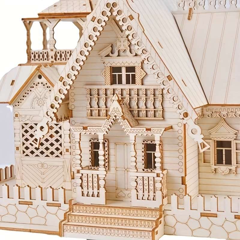 Building Toy Architectural Model Toy Set Material Wood