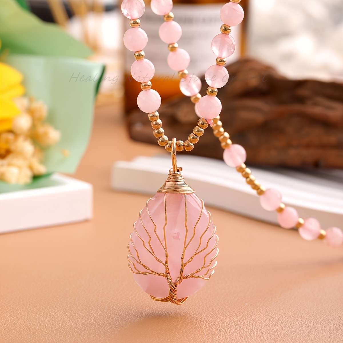 Womens Necklace Material Amethyst 1Pc