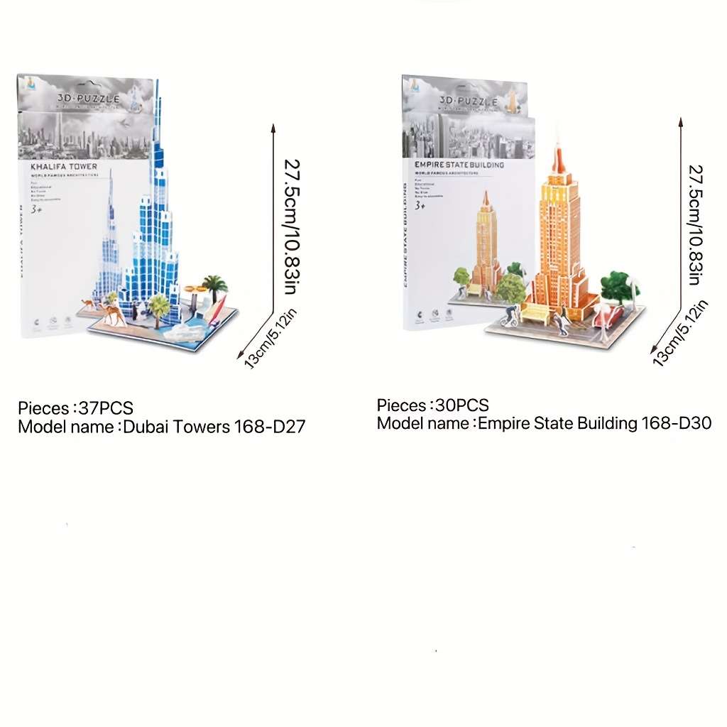 Building Toy Architectural Model Toy Set Model Iffel Tower 168 D25
