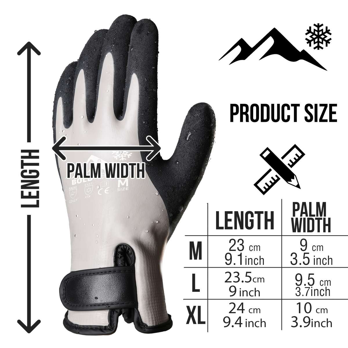 Winter Gloves Size L