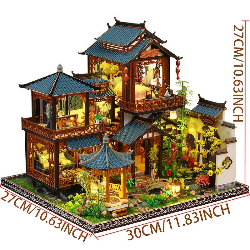 3D Model Desktop Ornament Style Elegant Lanting