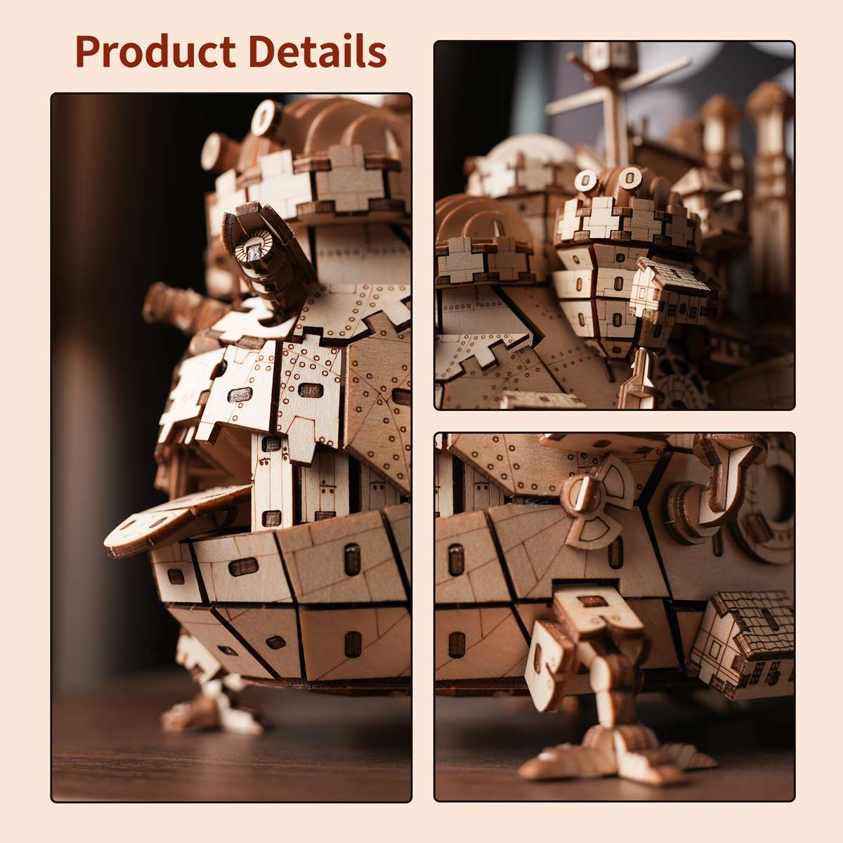 3D Building Model Puzzle Set Model Yidongcb