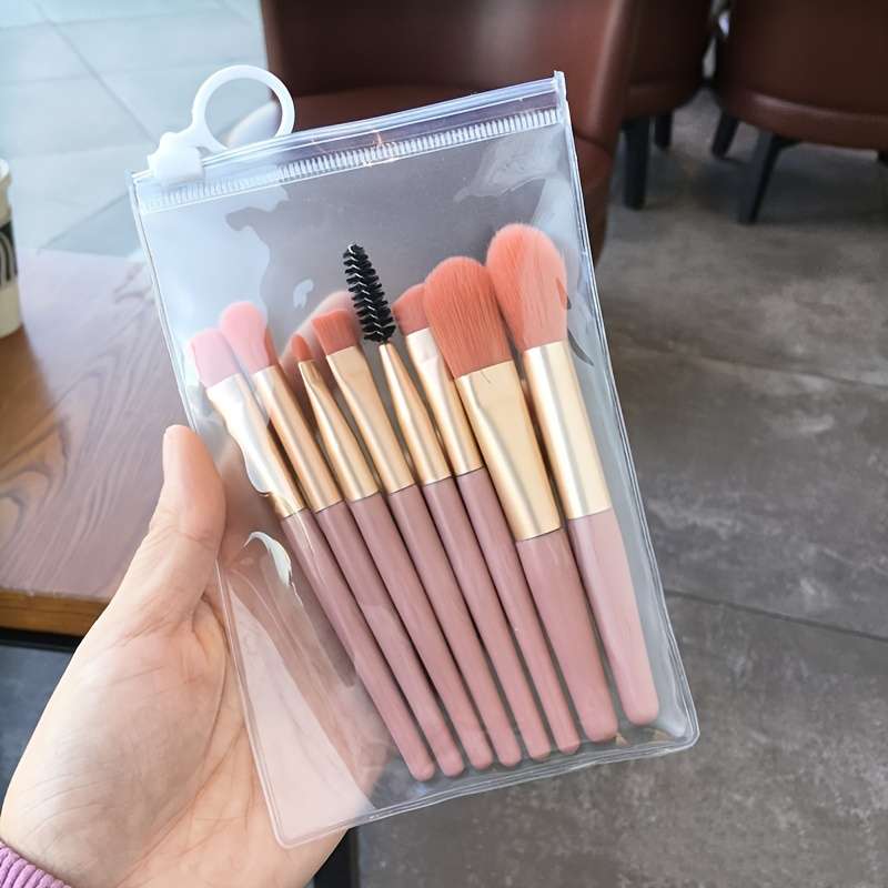 Makeup Brush Set Color Beige Color
