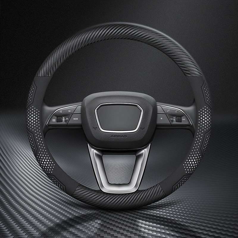 Car Steering Wheel Cover White