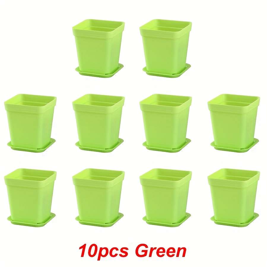Flowerpot Items 10Pcs Yellow