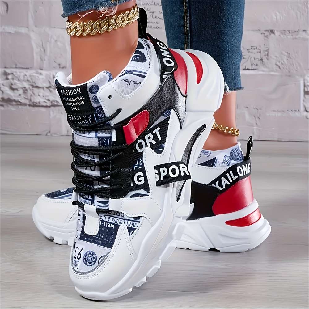 Women S Sneakers Color Black And White Sizeuk 5