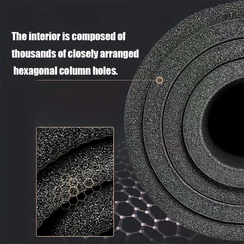 Yoga Mat 1.5Cm Size Black 15Mm