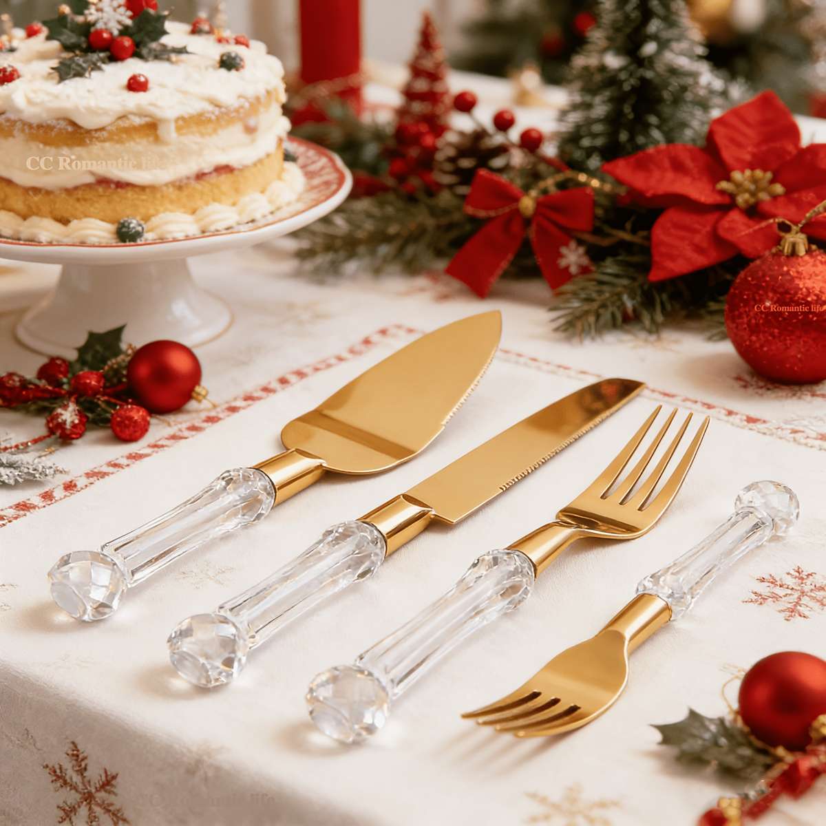 Wedding Supplies Color Golden Quantity 2Pcs