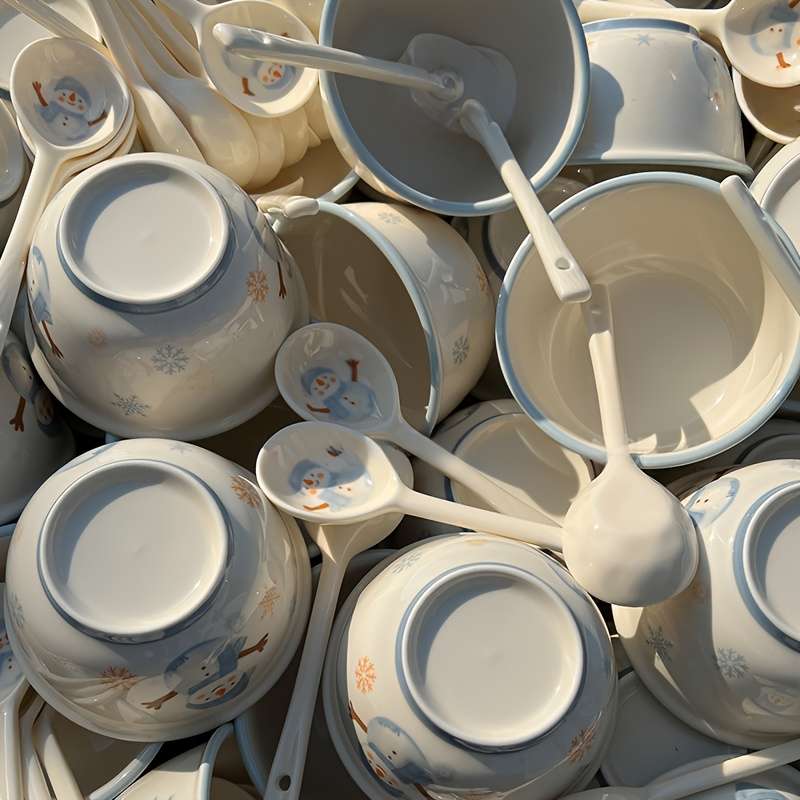 Bowl Color 4Pcs2Bowl2Spoon