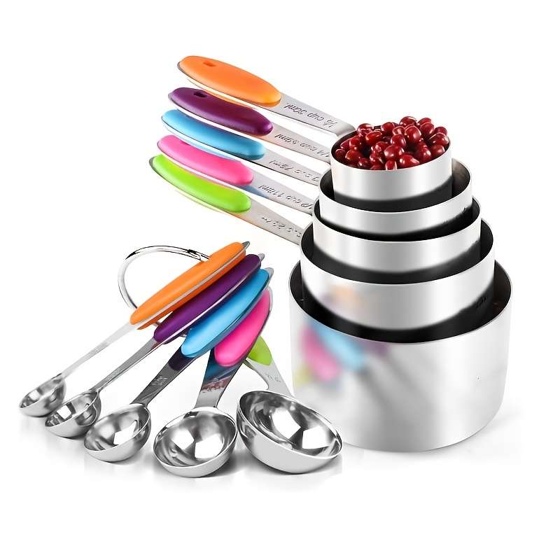 Measuring Cup Color 5Pcs Measuring Spoons