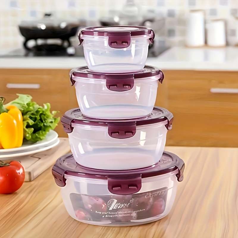 Food Cover Color Green Quantity 8 Piece Set  4 Containers  Add  4 Lids