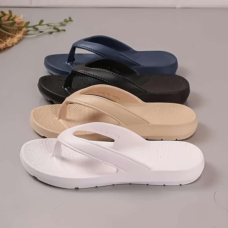 Ladies Summer Flip Flops Khaki Uk 8.5-9