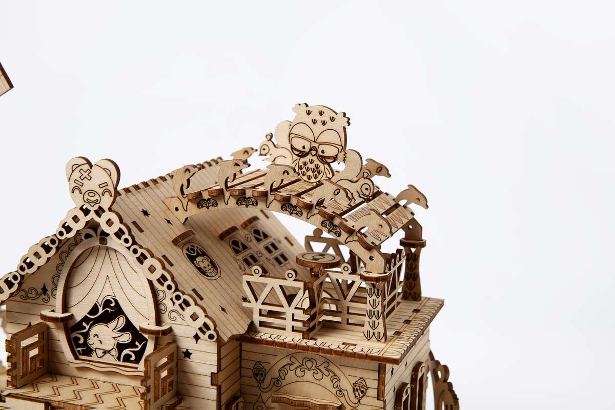 3D Building Model Puzzle Set