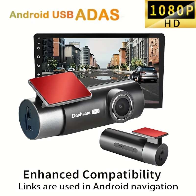 Full Hd Hidden Dash Cam Mini Camera Night Vision Loop Recording Adas 1080P