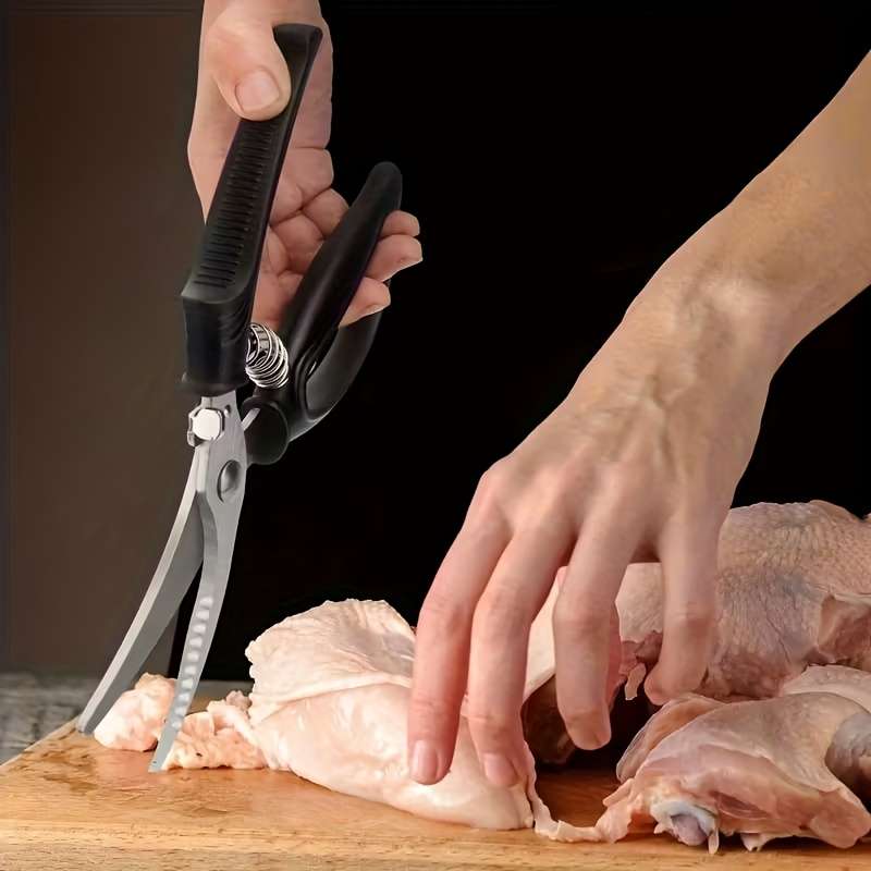 Scissors Color Black Kitchen Shears  Black And White Seafood Shears