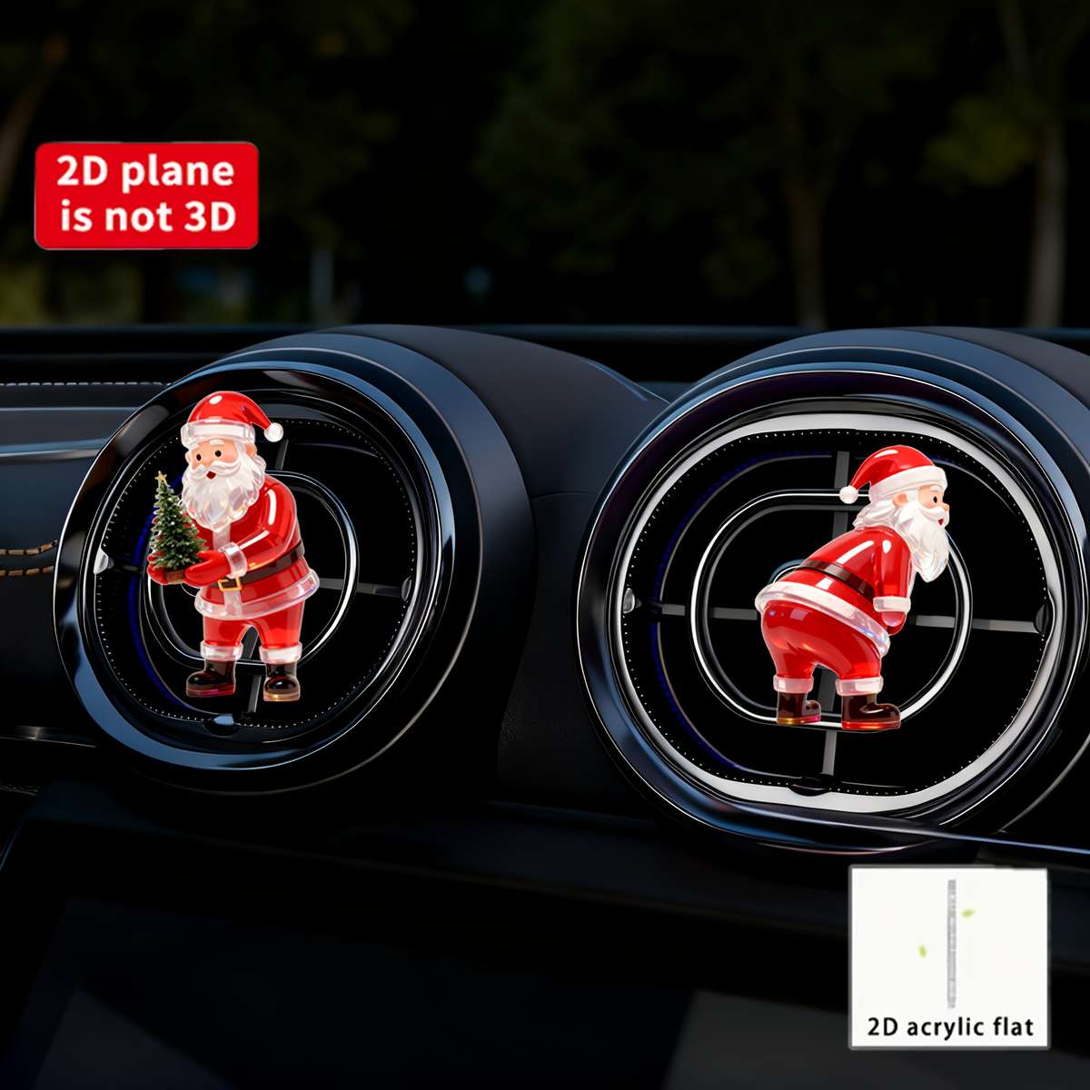 Car Interior Decor Style 2 Pieces Type A