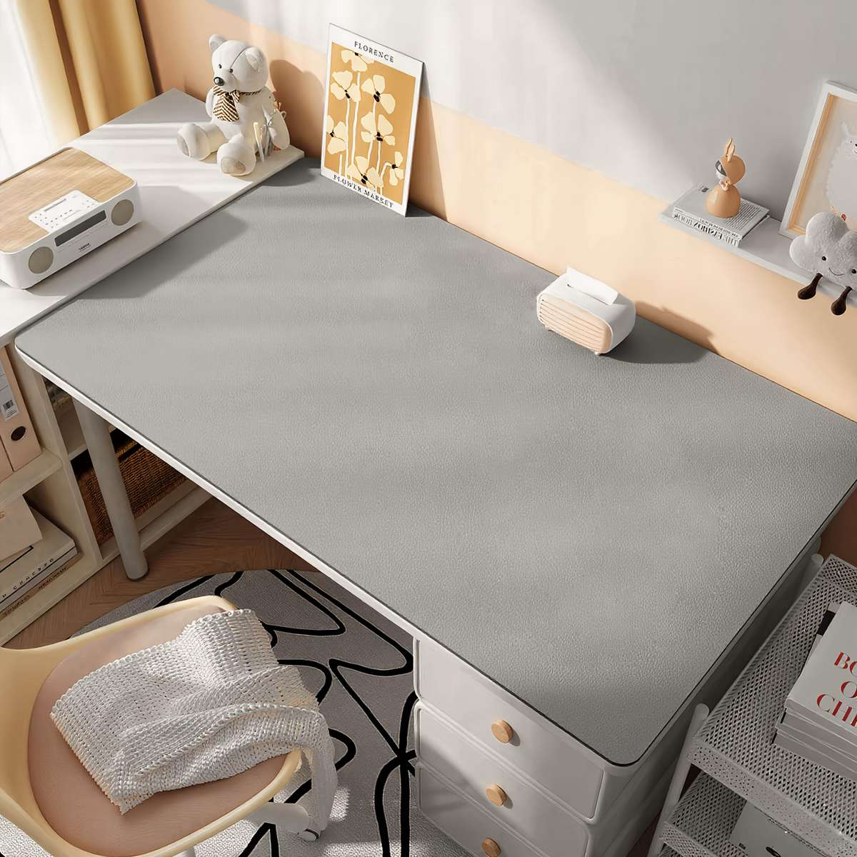 Mouse Pad Color Grey Size 30Cmx60Cm