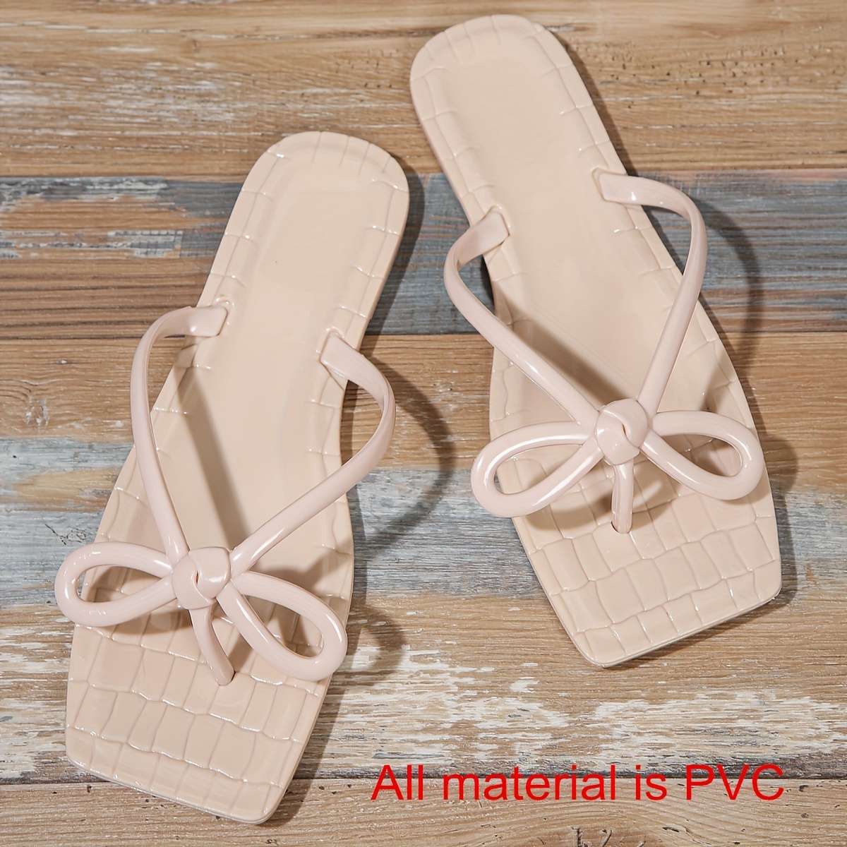 Ladies Summer Flip Flops White Uk 5