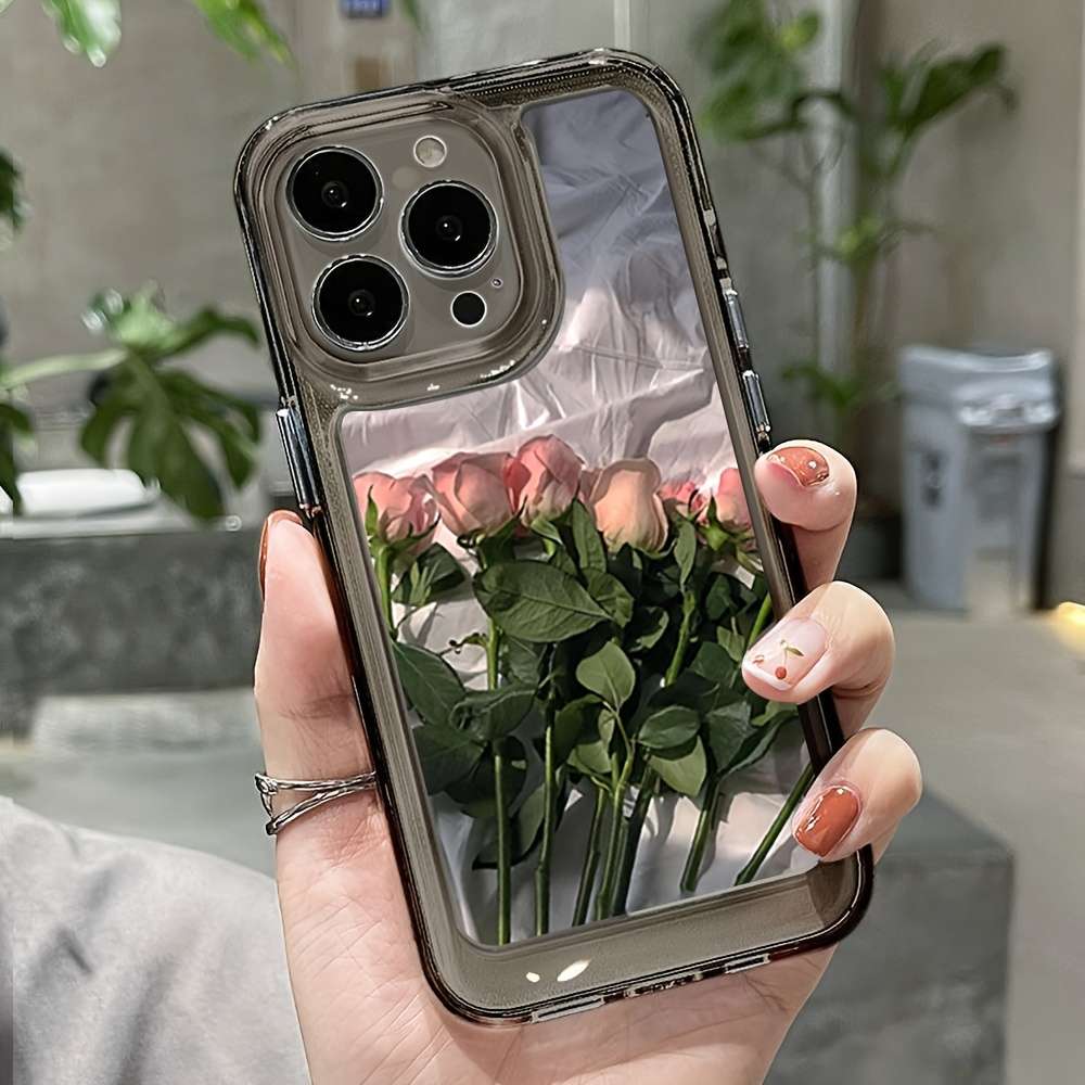 1Pc Black For iPhone 15 Phone Case Phone Cover
