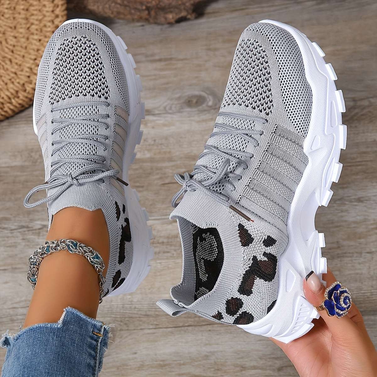 Women S Sneakers Color Khaki Sizeuk 4