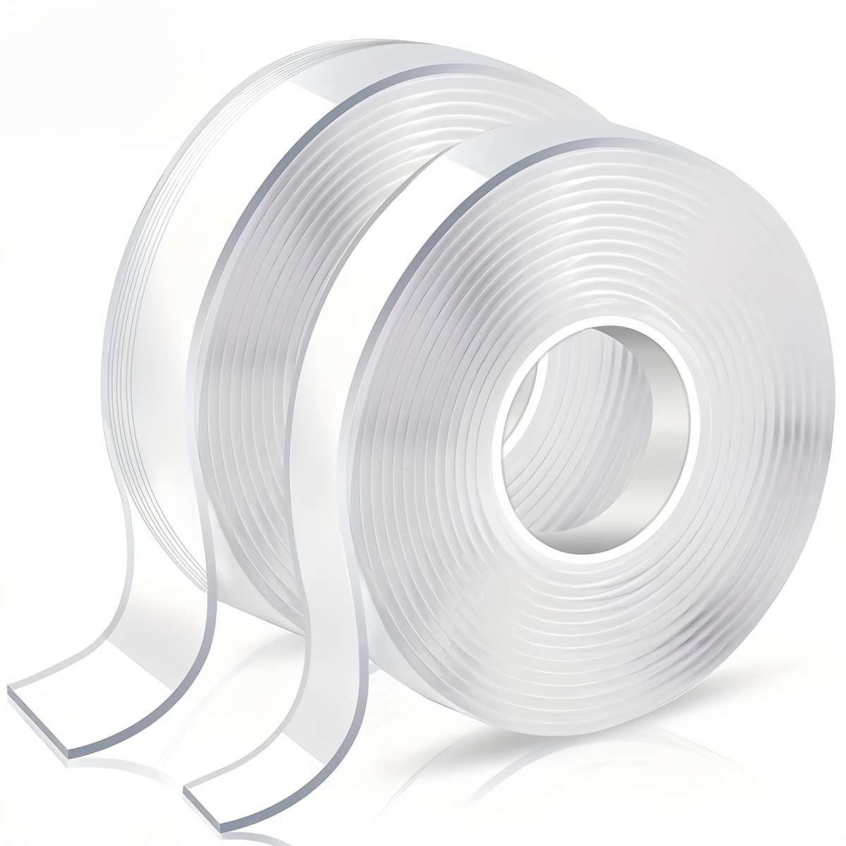 Doublesided Tape Color Transparent Color Size2Cm   1Cm Width 2 Rolls 1 Meter Per Roll