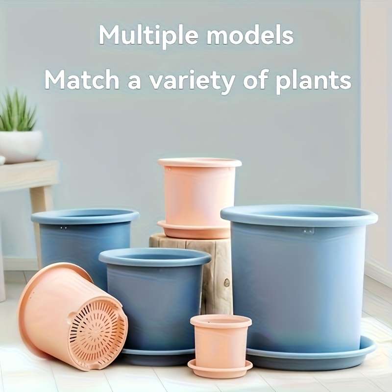 Flowerpotmodel No  7  Diameter 23 62 Cmcolor 2Pcs Simple Gray