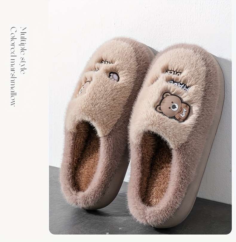 Cotton Slippers Color Grey Sizeuk 7.5-8