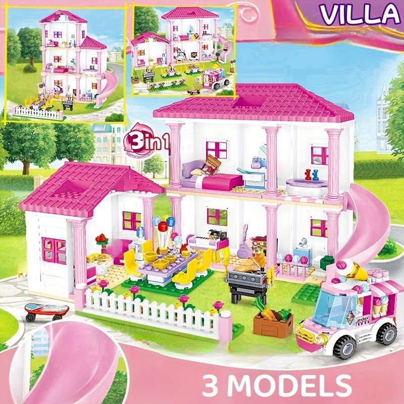 Building Toy Architectural Model Toy Set Quantity 1142Pcs