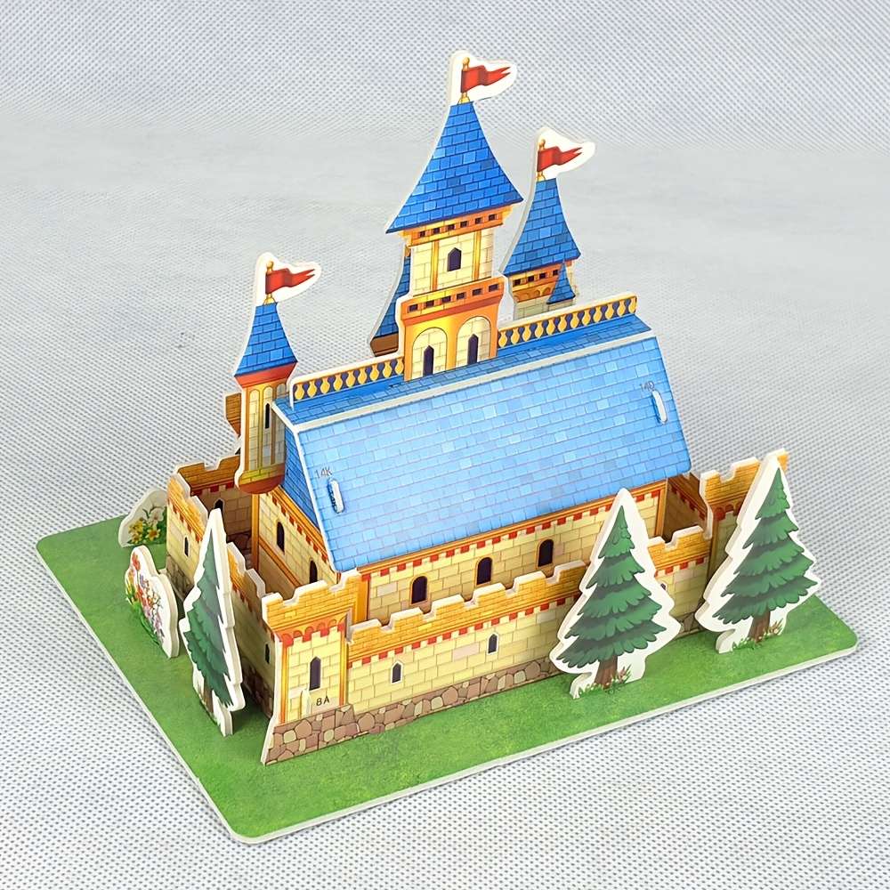 3D House Puzzle Model Model Ulx237 Sizel