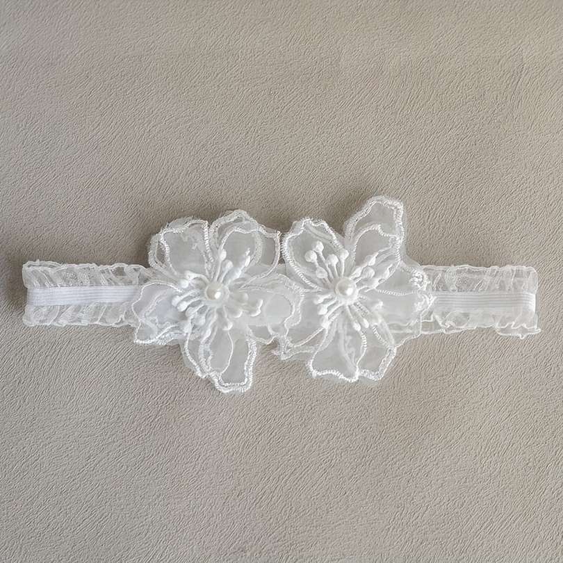 Wedding Supplies Style Ruffle Bow Rhinestone