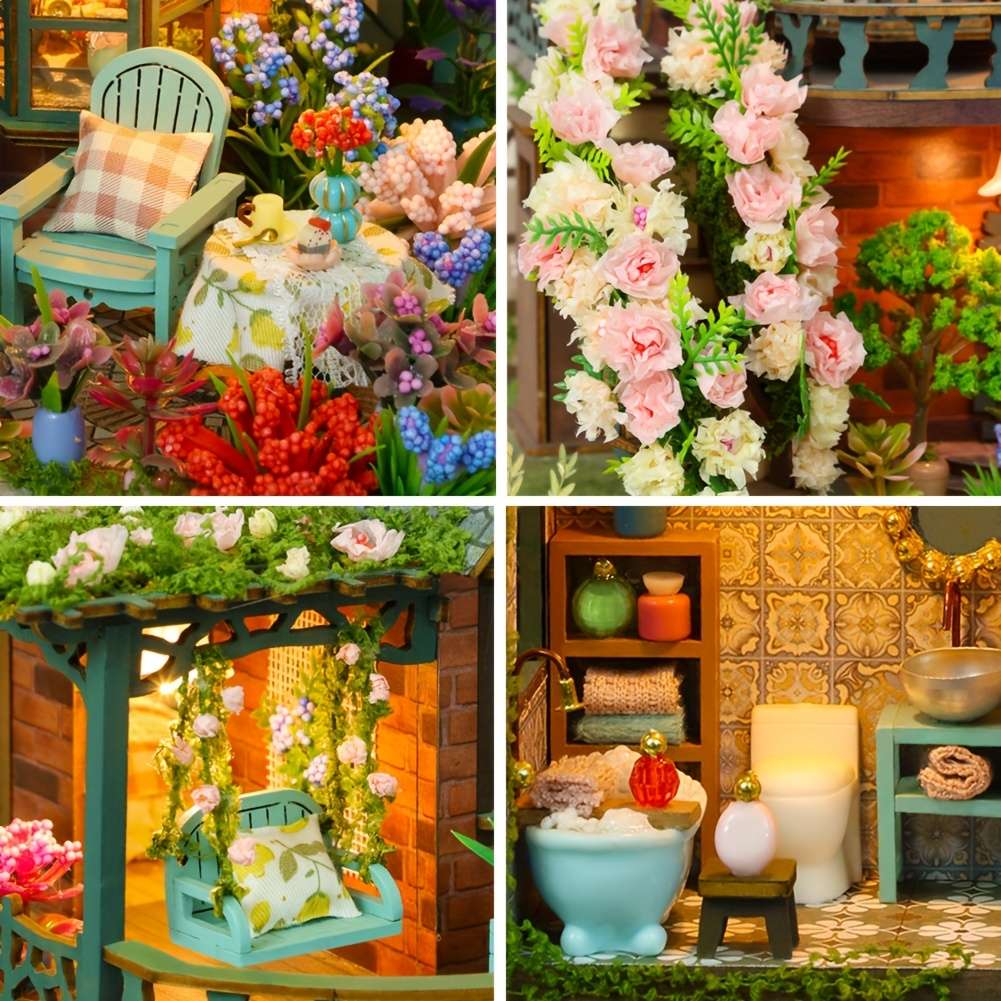 Dollhouse Kit 3D Assembly Model Handmade