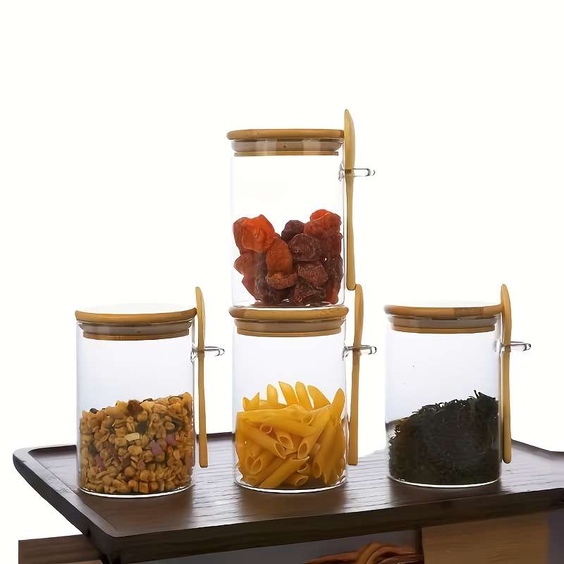 Sealed Jar Quantity 6Piece Set 2 Containers  2 Spoons  2 Lids
