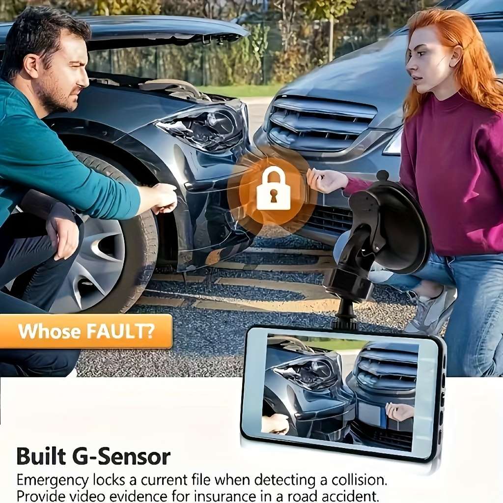 Dashcam Model 2 Lens Touch Hd Dash Cam