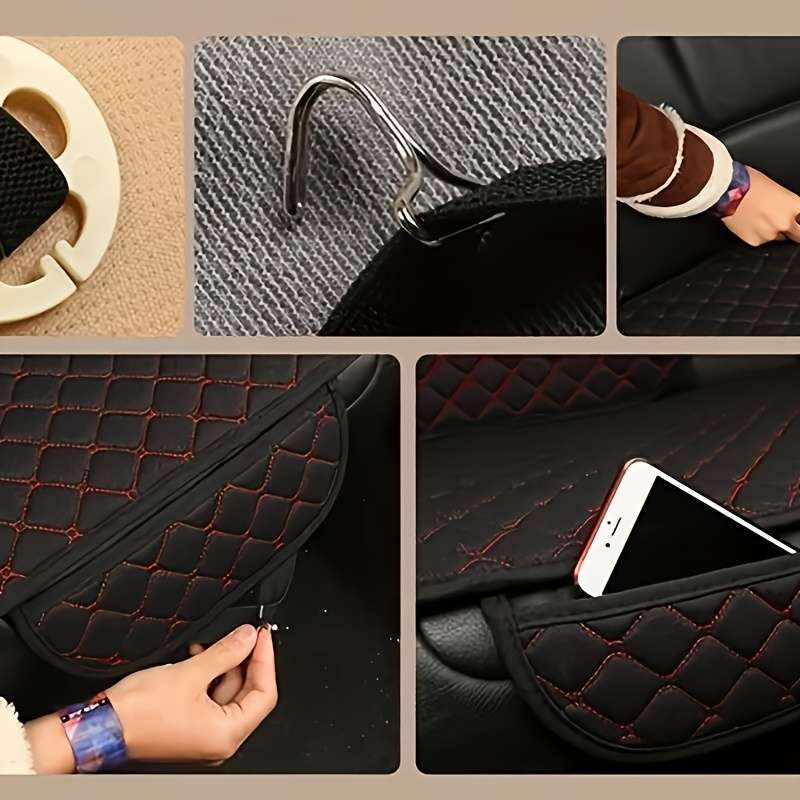 Mat Summer Breathable Square Seat Rear Cool All Cushion Texture Car Linen