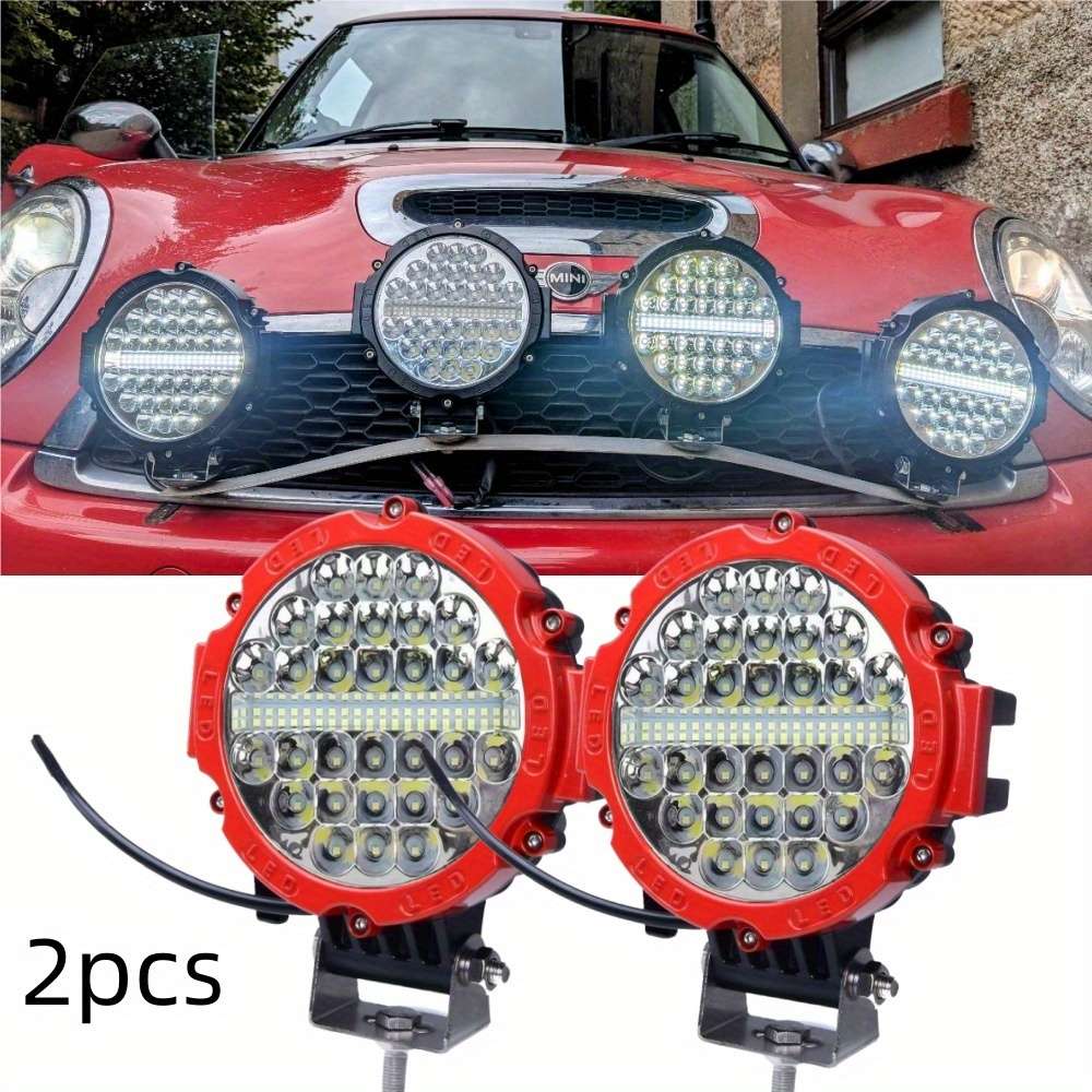 Car Lights Items 2Pcs Red Shell