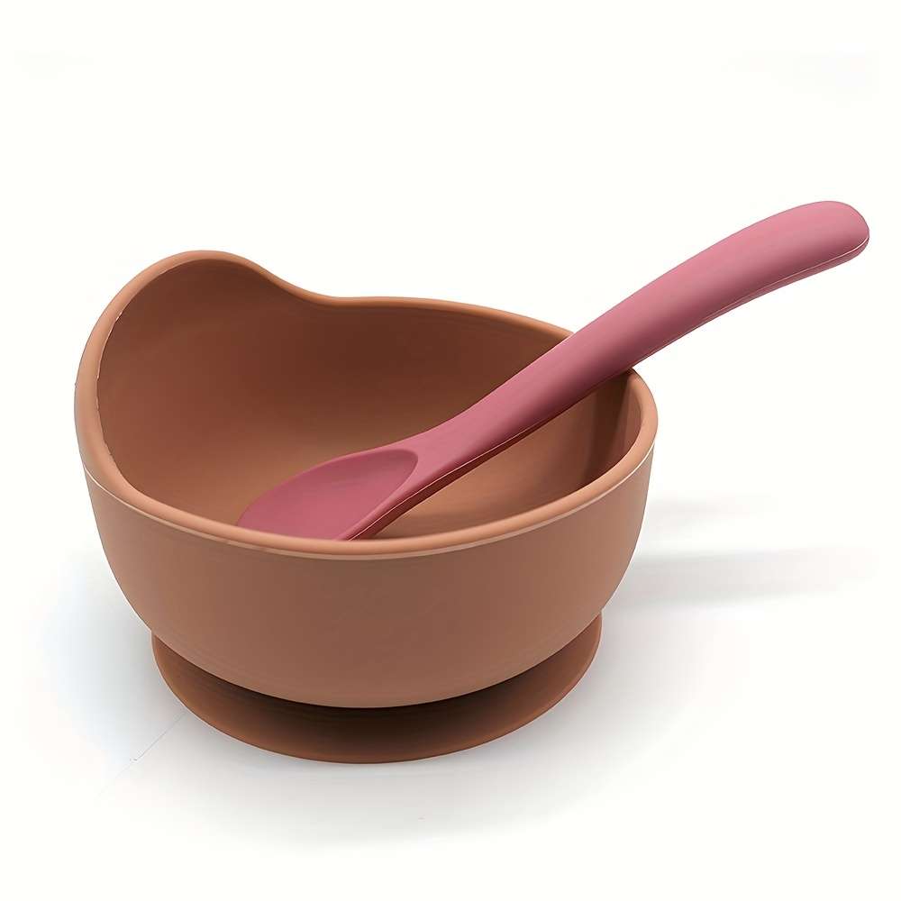 Baby Food Bowl Color Brownbeige