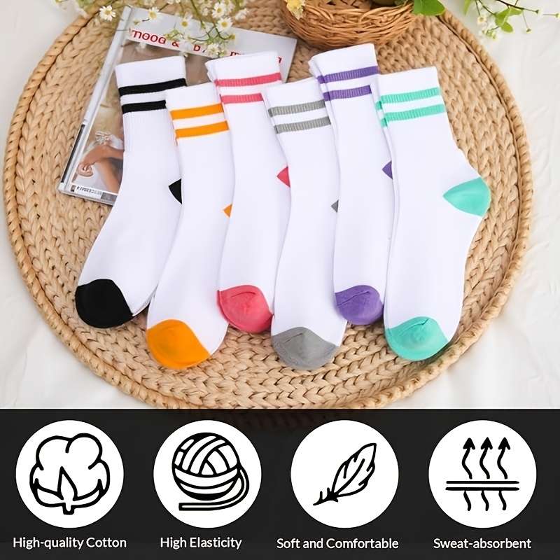 Women S Socks Color 6 Pairs Black