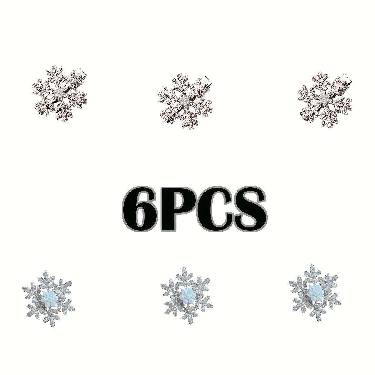 Christmas Decorations Quantity 3Pcs Snowflake  Add  3Pcs Old Snowflake